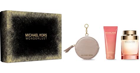 michael kors 5 pc coffret|Michael Kors Wonderlust 3 Piece Purse Spray Set for Women .